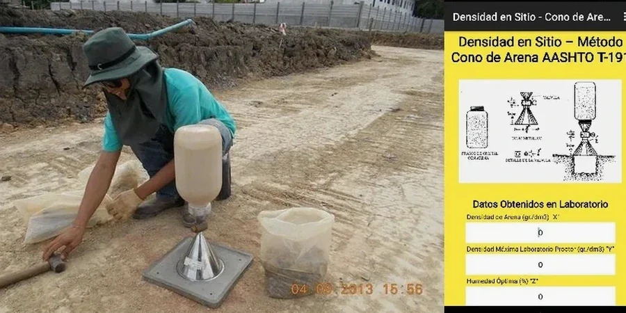 Ensayos in situ en Huelva